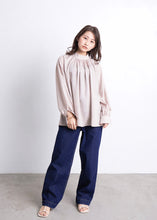 画像をギャラリービューアに読み込む, モックネックギャザーブラウス≪既製品≫