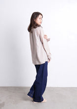 画像をギャラリービューアに読み込む, モックネックギャザーブラウス≪既製品≫