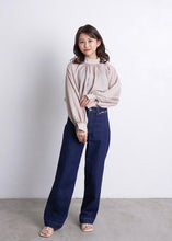 画像をギャラリービューアに読み込む, モックネックギャザーブラウス≪既製品≫