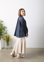 画像をギャラリービューアに読み込む, モックネックギャザーブラウス≪既製品≫